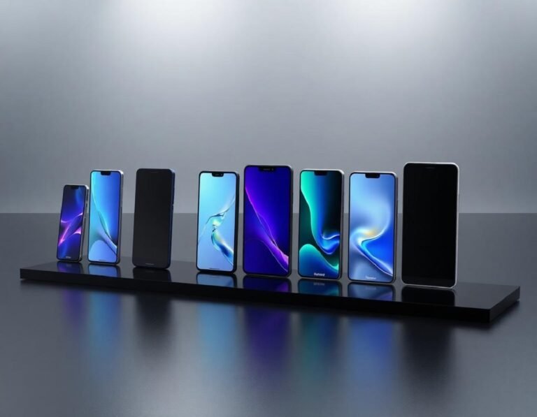 3D comparison of smartphone sizes