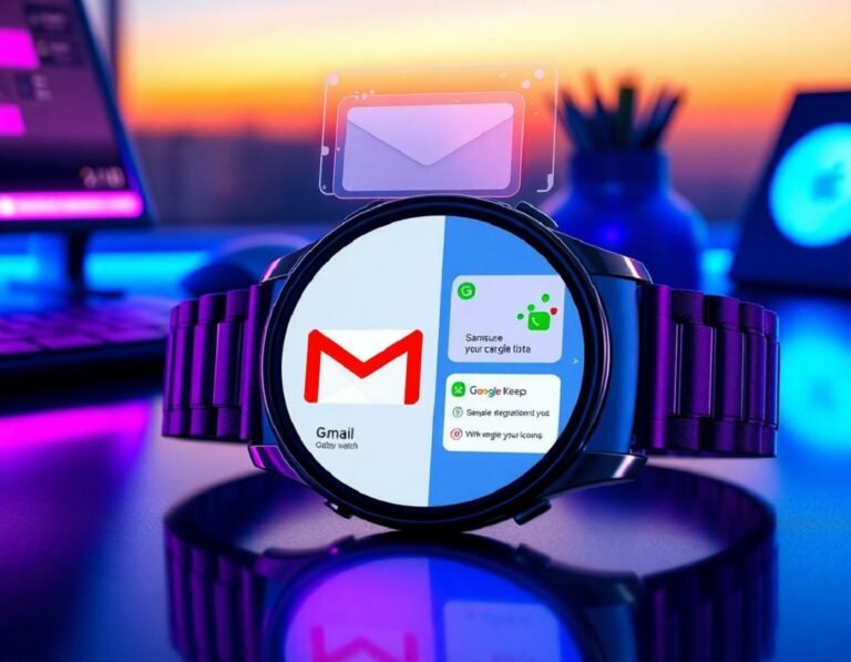 Big Design Shifts Coming to Gmail, Google Keep on Galaxy Watches.
