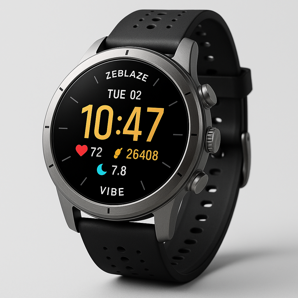 Zeblaze Vibe Smartwatch – Sleek Retro Design & Fitness Tracking