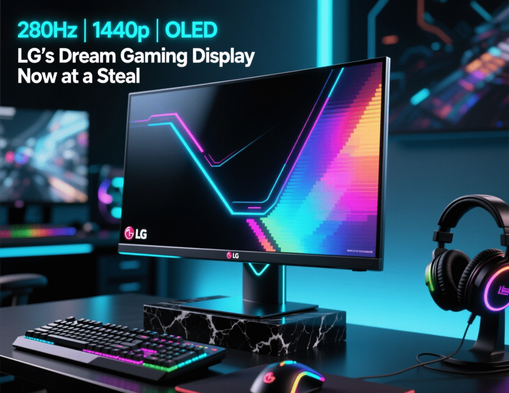 280Hz, 1440p, OLED — LG’s Dream Gaming Display Now at a Steal